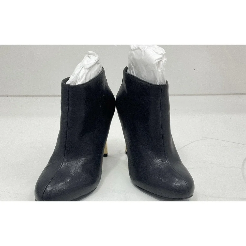 Women's New black Tory Burch booties shoes Leather Booties Size 8